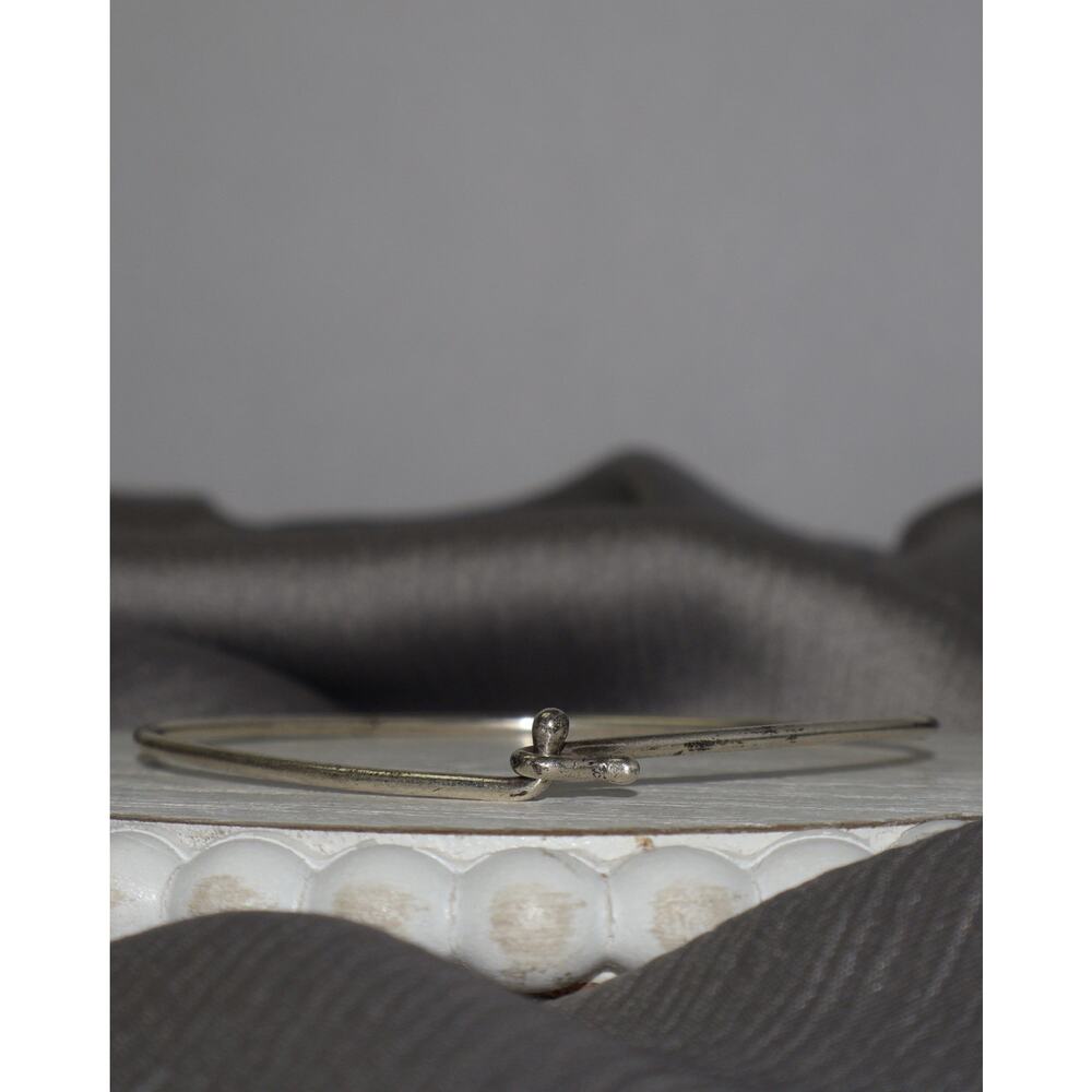 James Avery 925 Hook Bangle Bracelet 4.28G / 6.5in